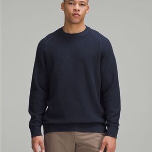 lululemon athletica Men's Textured Knit Crewneck Sweater